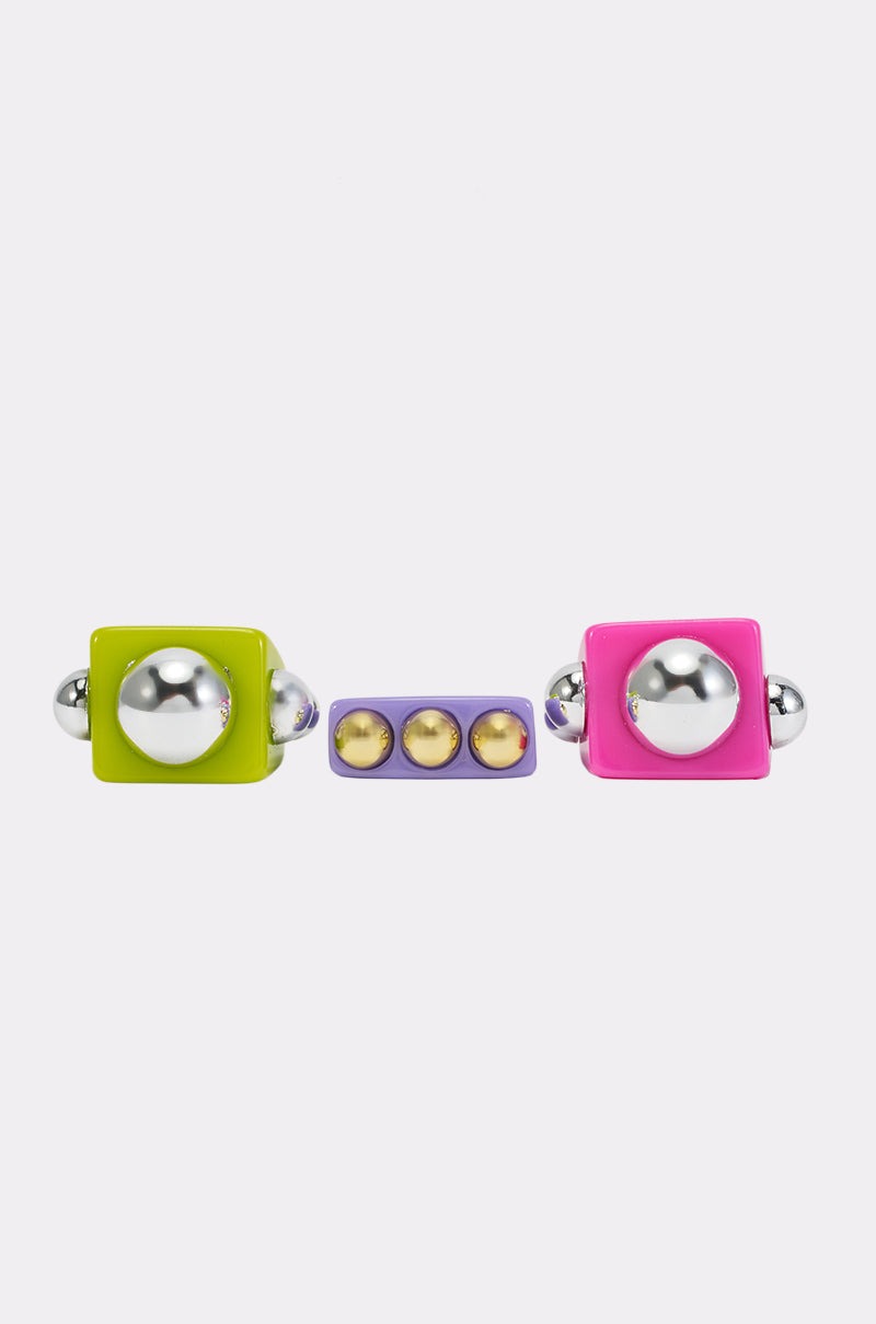 SPACE CANDY RING SET
