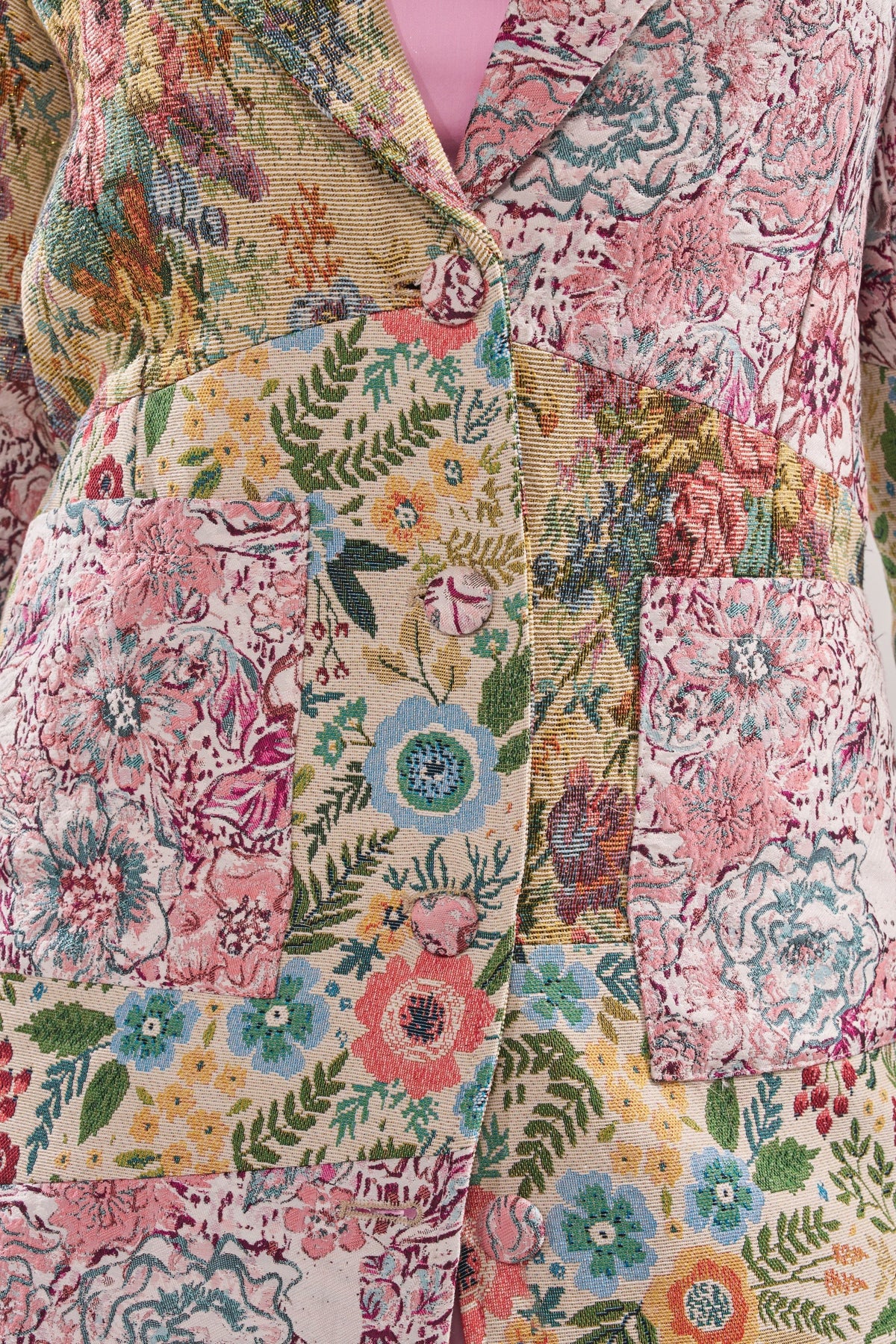 HAD ME AT HELLO PATCHWORK TRENCH