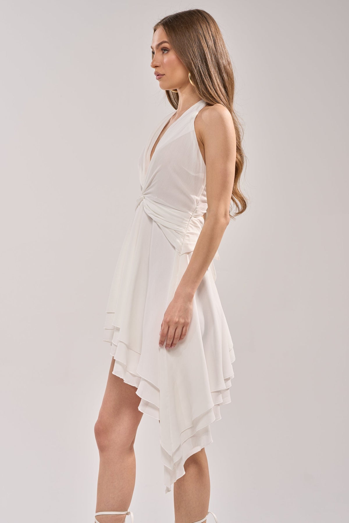 SUMMER DAYS MINI DRESS IN IVORY
