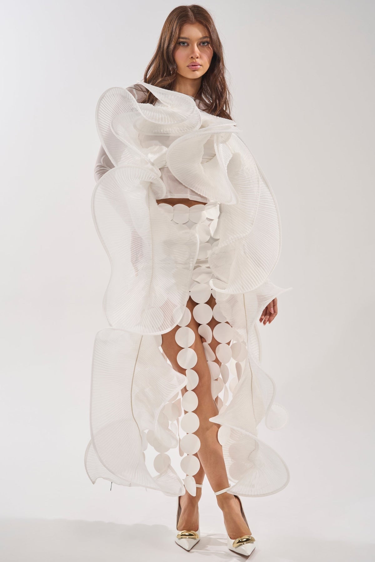 DRAMA RUFFLE BLOUSE