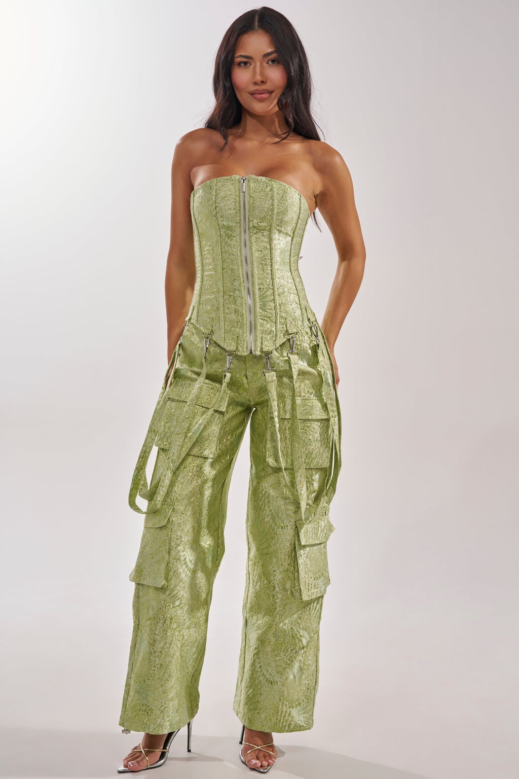 ENVY ME BROCADE CORSET TOP