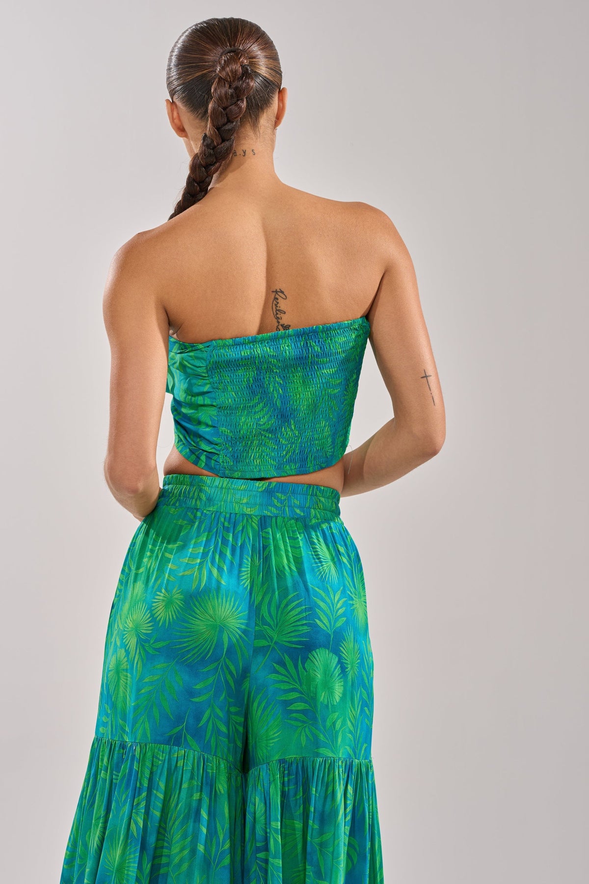 INTO THE GARDEN BRALETTE IN GREEN