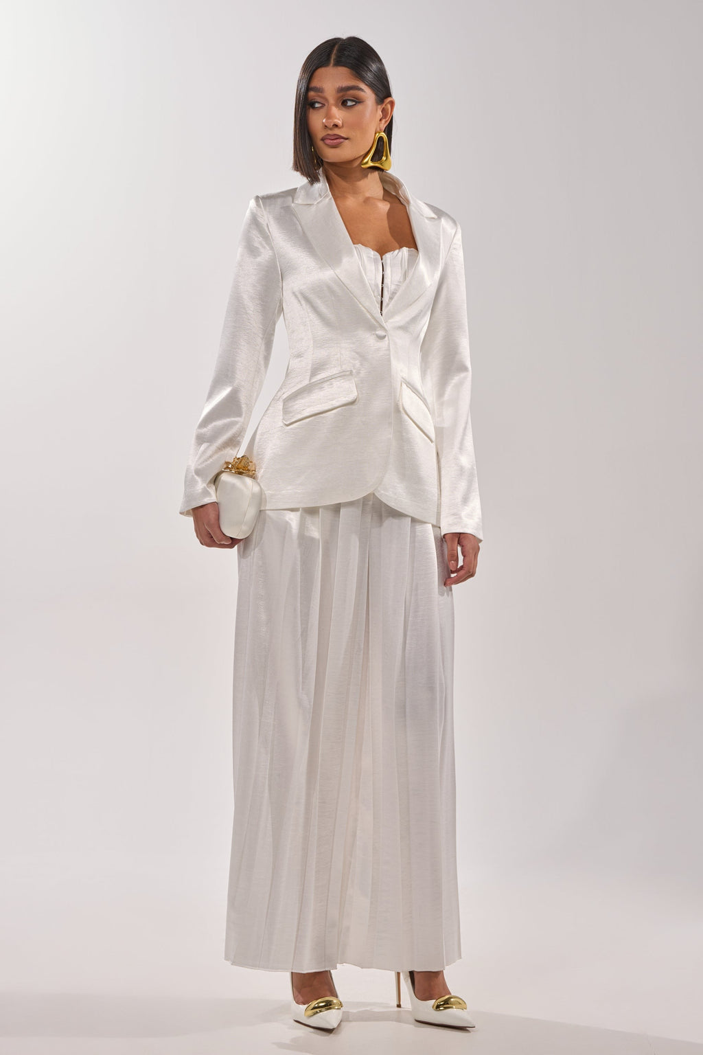 IRIS SATIN BLAZER