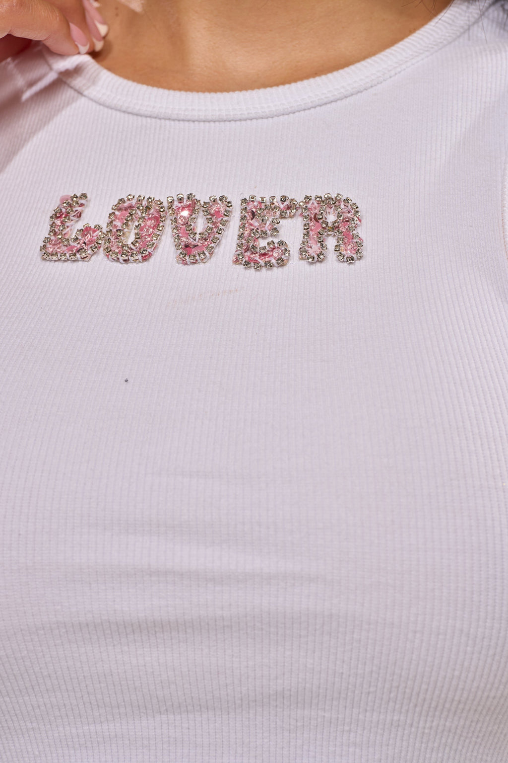 LOVER GIRL RIBBED TANK