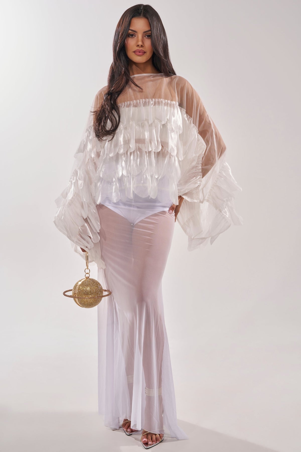 RUFFLE CITY BLOUSE