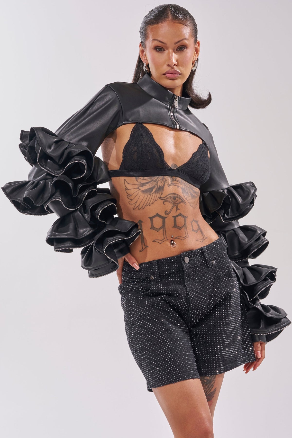 DON'T MESS RUFFLE BOLERO