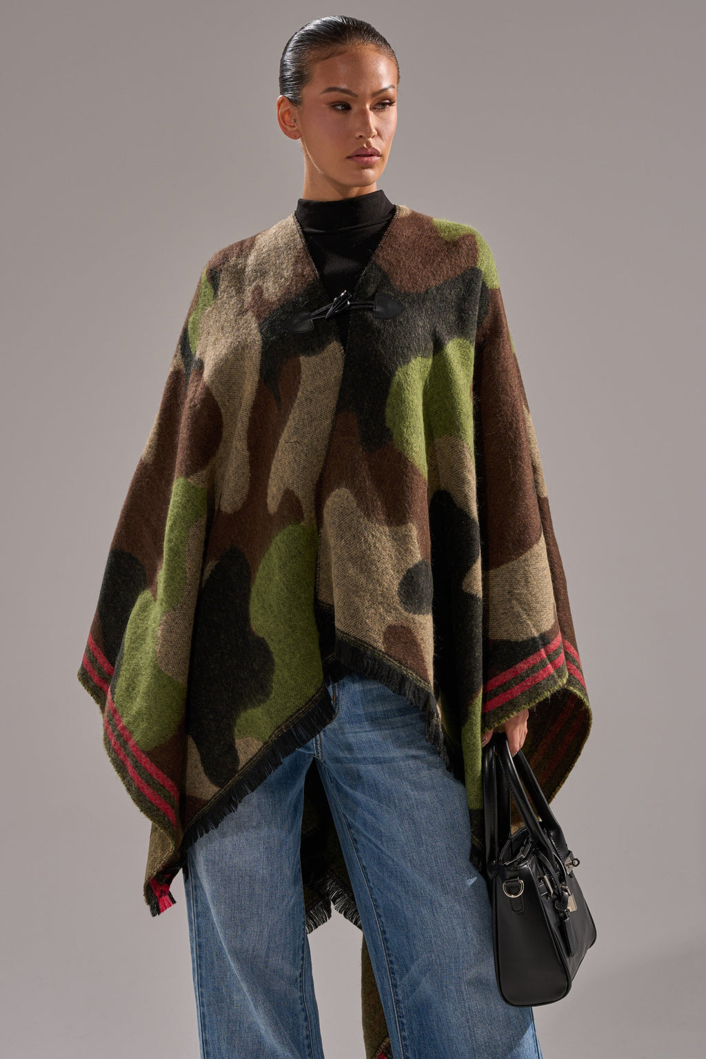 YOU CAN'T SEE ME CAMO PONCHO