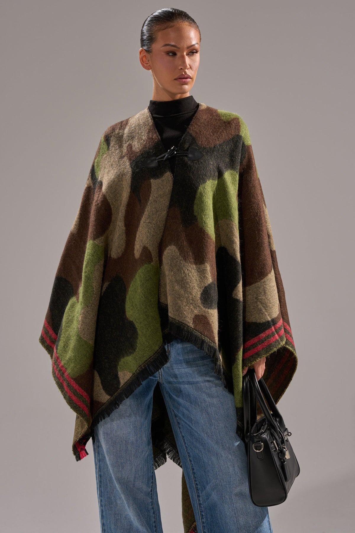 YOU CAN'T SEE ME CAMO PONCHO