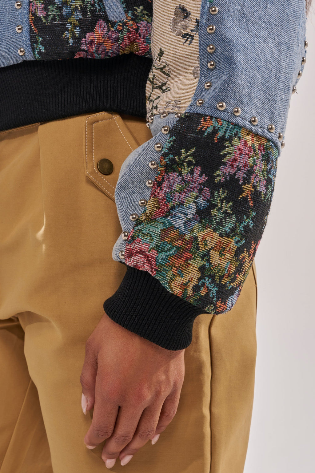 SWEET TALKER PATCHWORK BOMBER