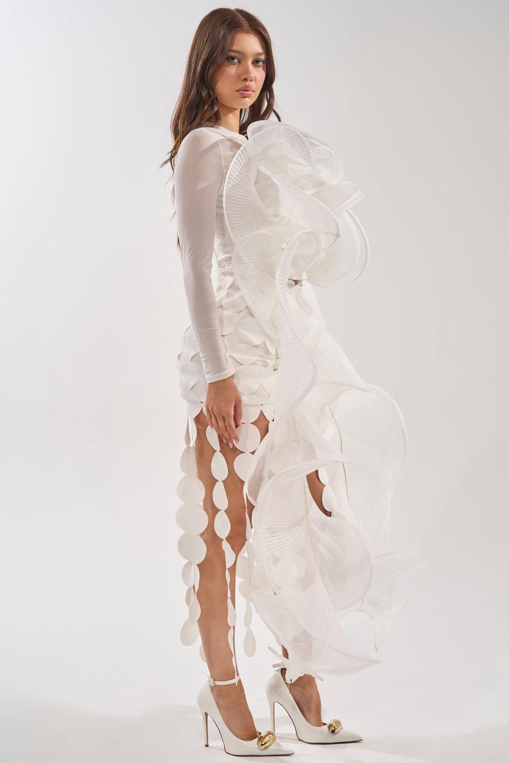 DRAMA RUFFLE BLOUSE