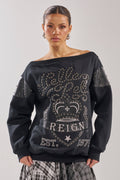 ROYAL OVERSIZED SWEATSHIRT
