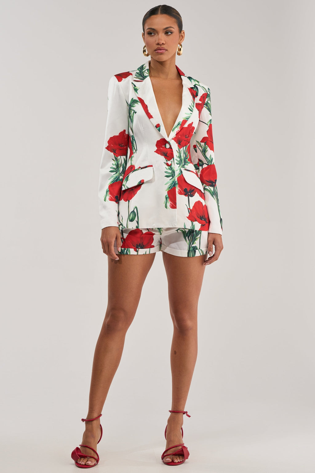 POPPY SATIN BLAZER