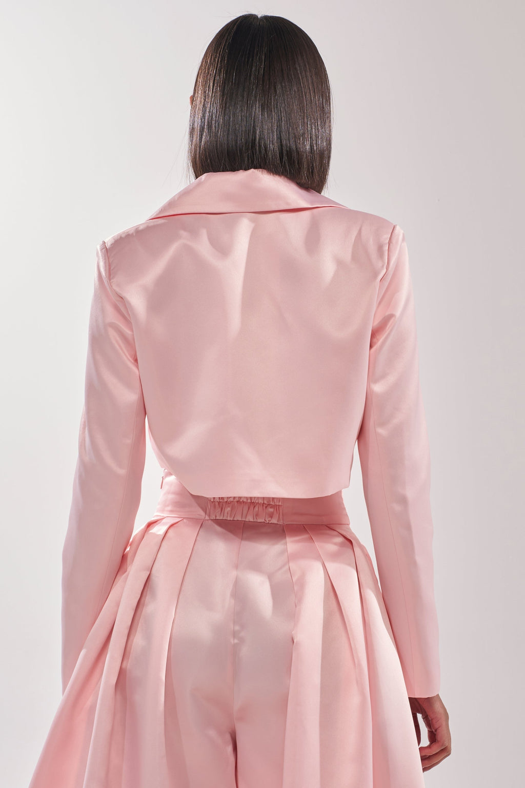 LILA SATIN BLAZER