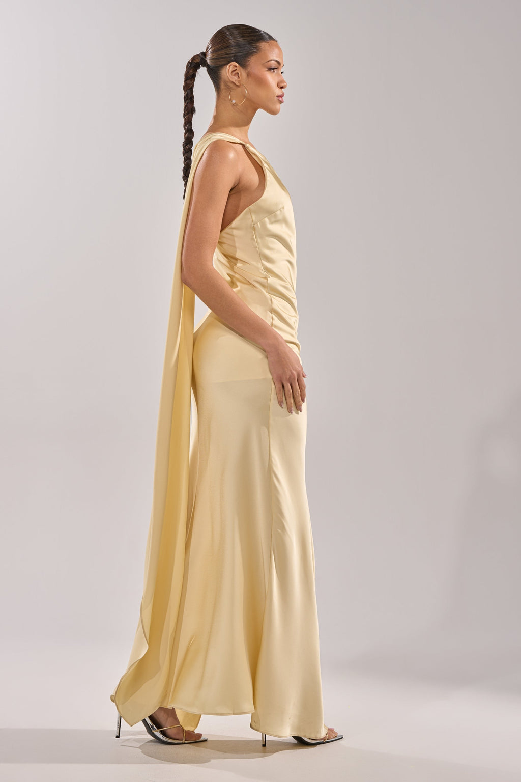 GOLDEN HOUR SATIN MAXI DRESS