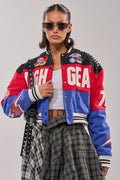 HIGH GEAR EMBROIDERED BOMBER