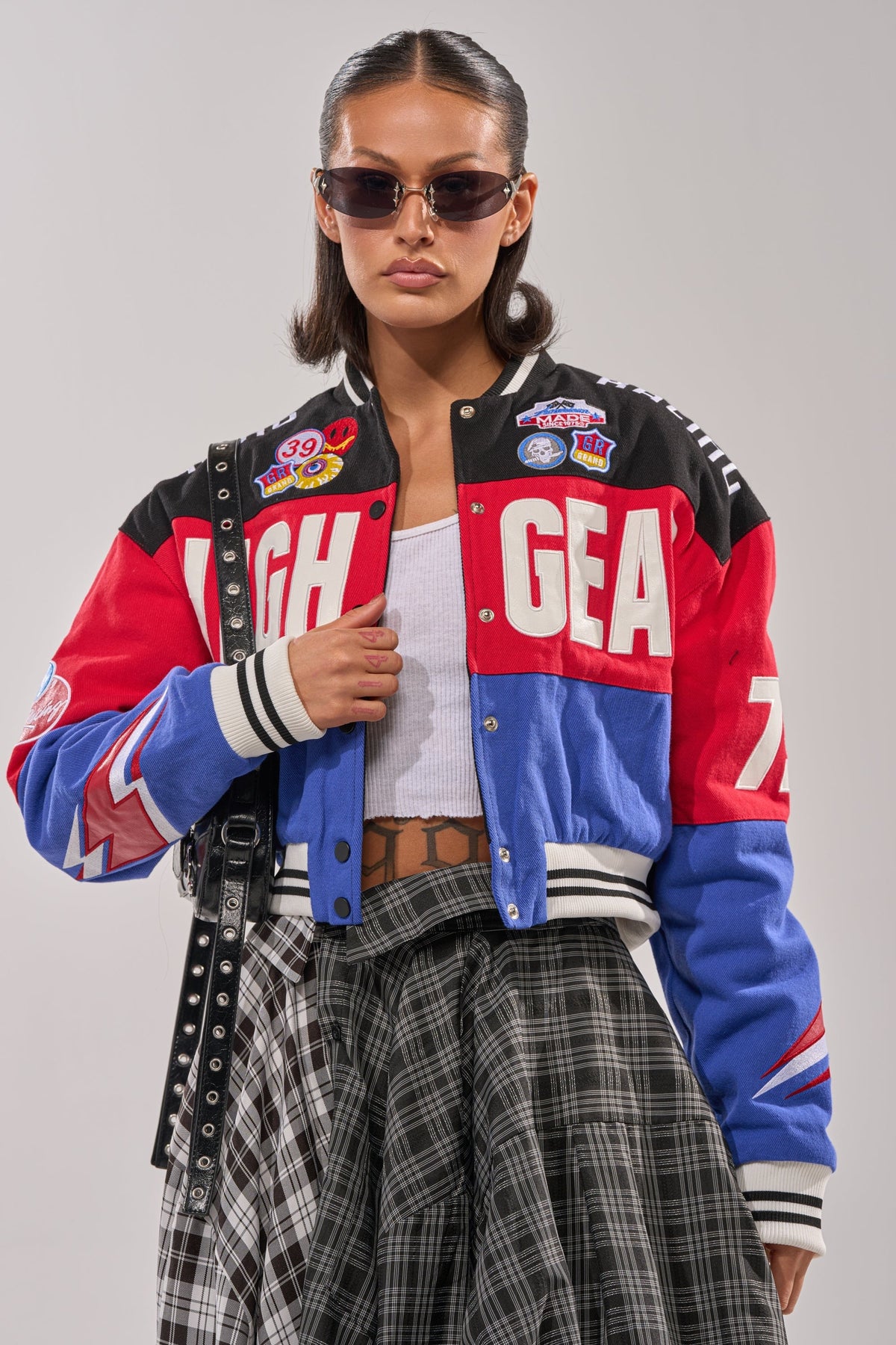 HIGH GEAR EMBROIDERED BOMBER