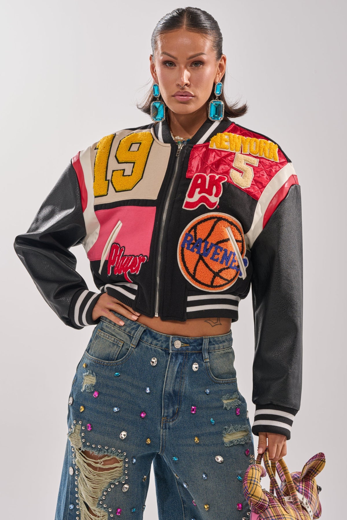 NEW YORK NEW YORK VARSITY BOMBER