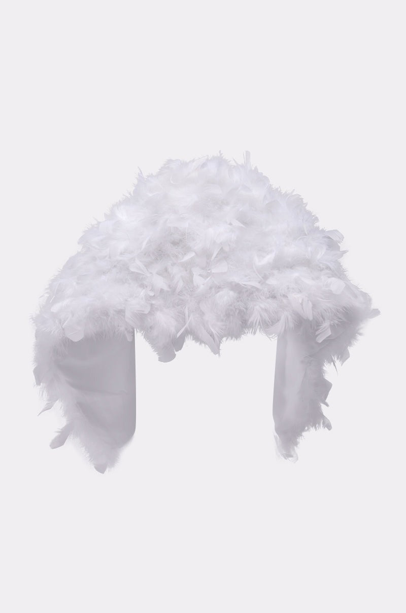 TRUDY FEATHER WRAP
