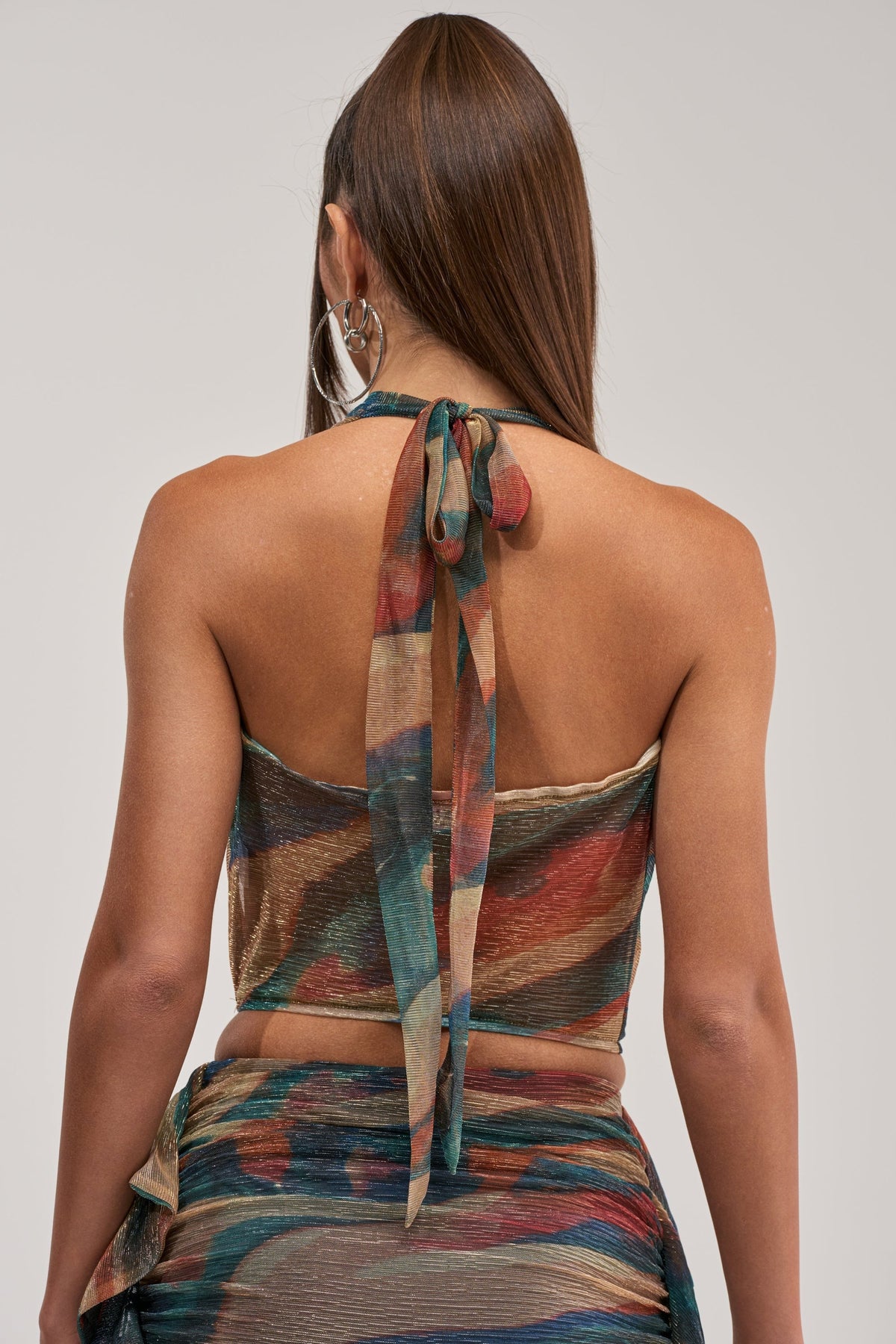 DROP IT LOW COWL NECK BLOUSE