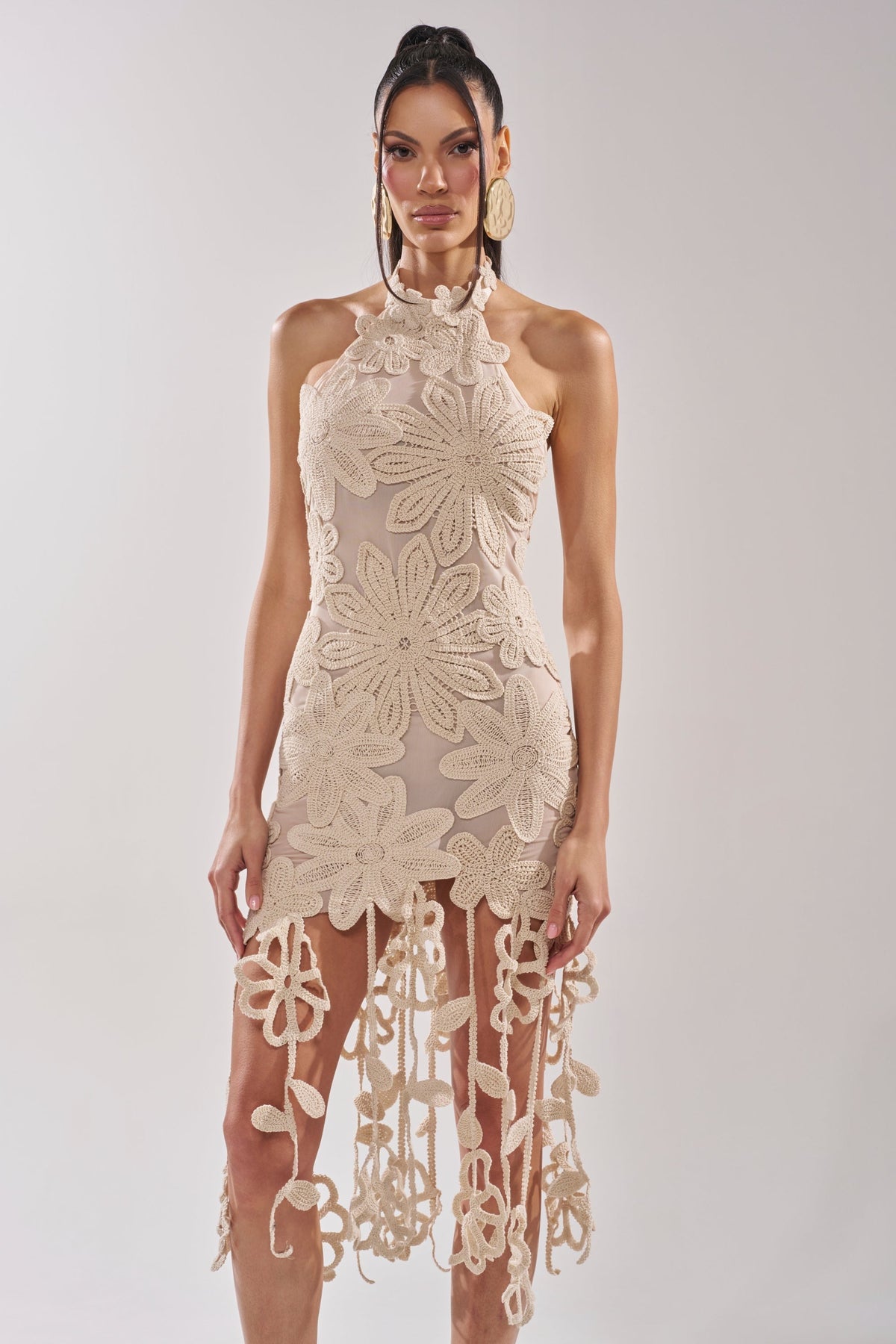 CELINE FLORAL MIDI DRESS