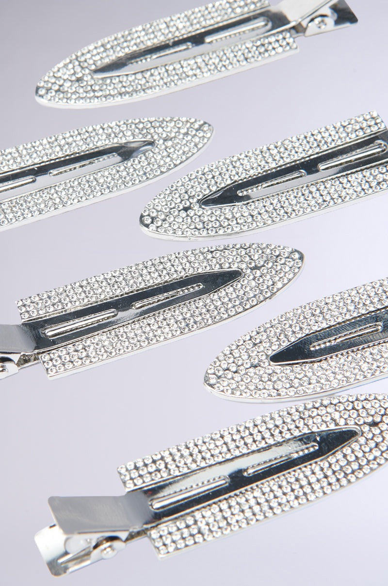 TOO PRETTY FOR THIS BLING HAIR CLIPS