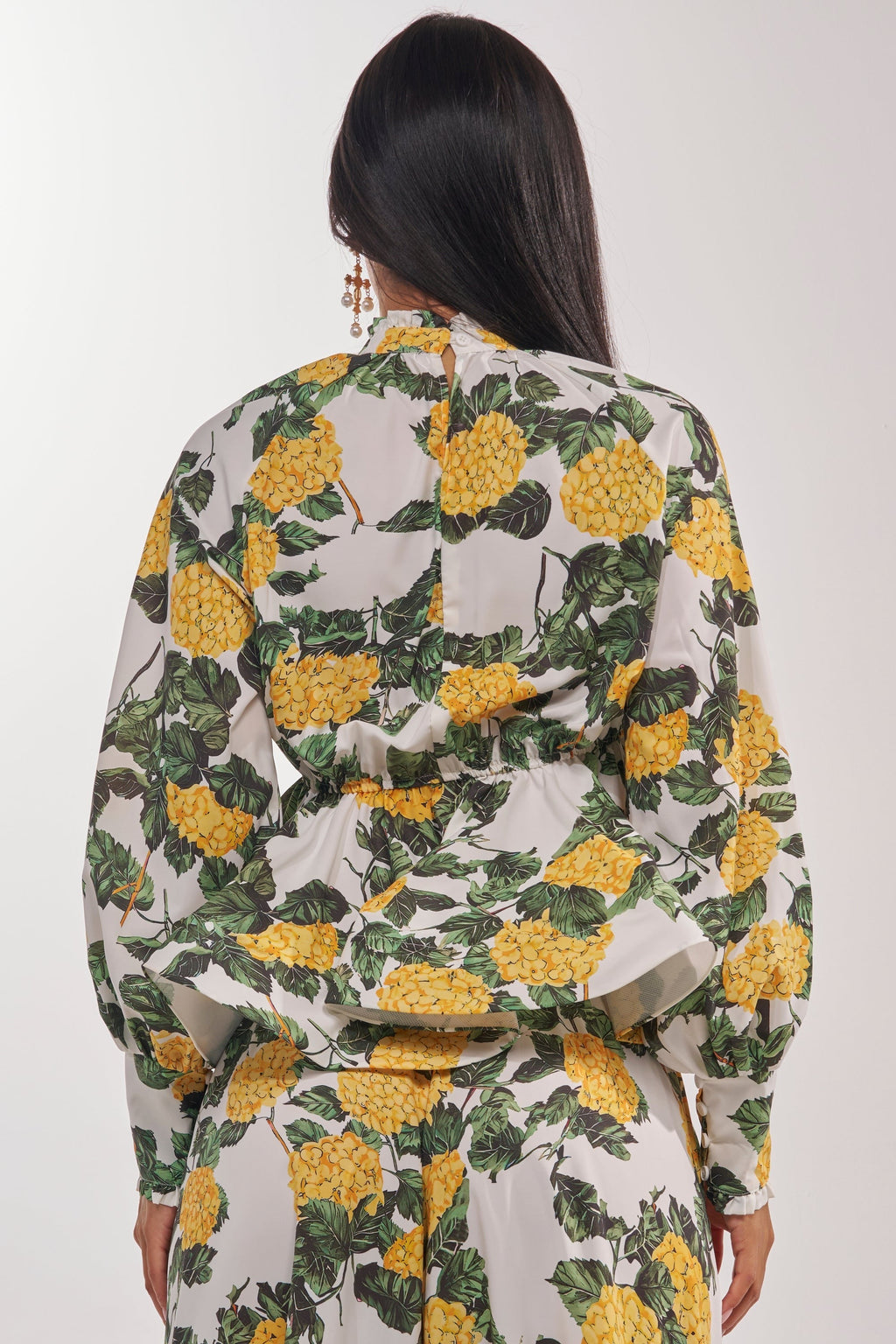 JULIE FLORAL PEPLUM BLOUSE