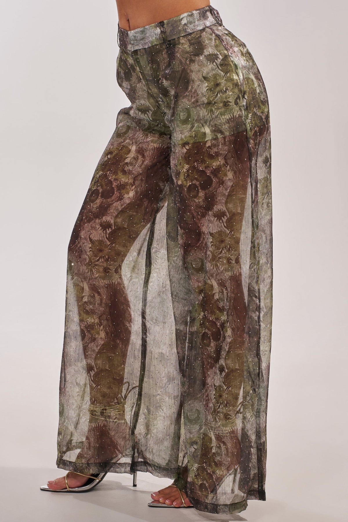 MYSTIQUE FLORAL CHIFFON PANT