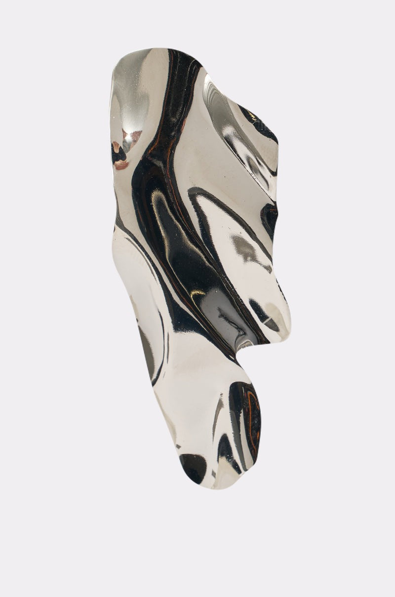 CHROME GAL EARRING