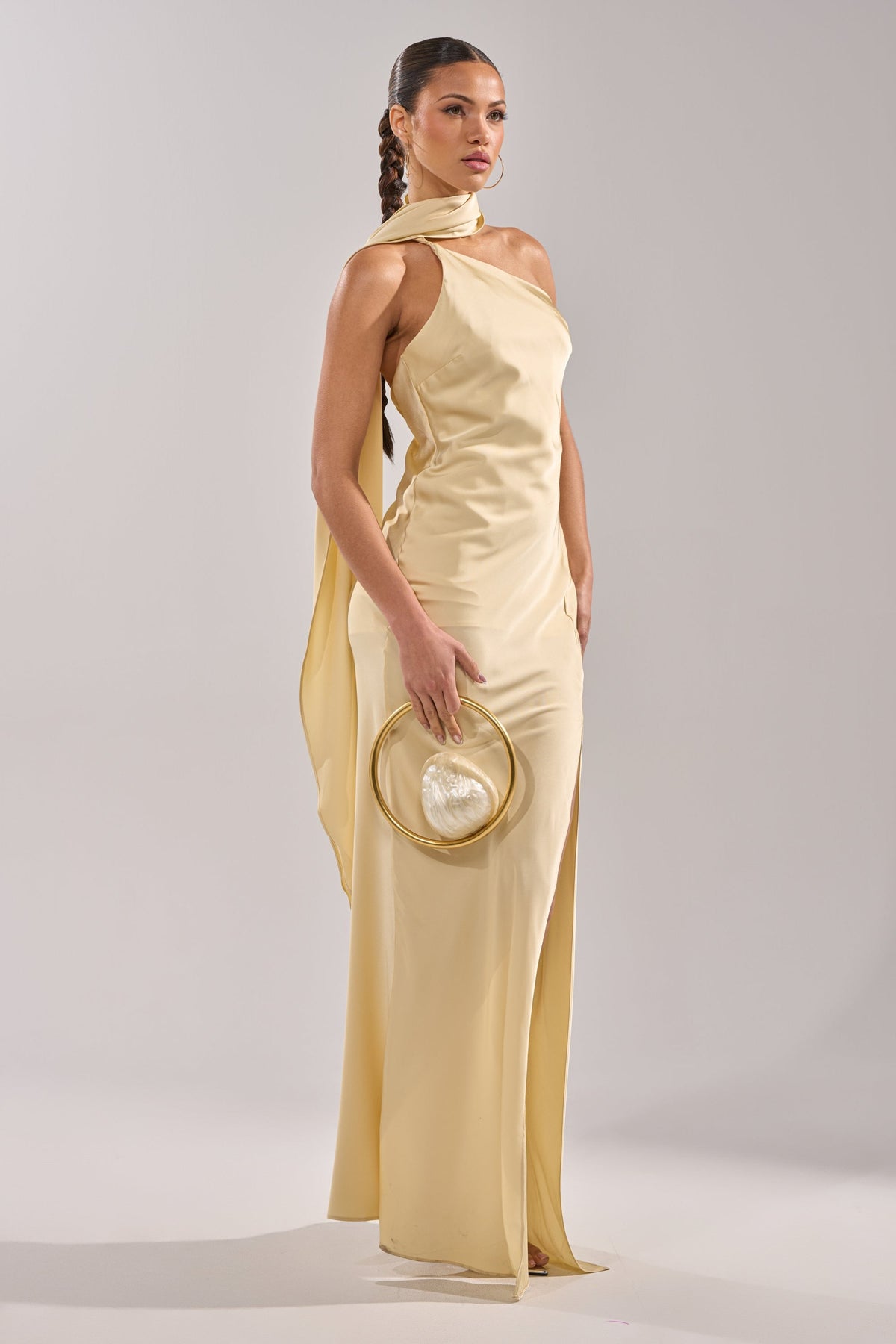 GOLDEN HOUR SATIN MAXI DRESS