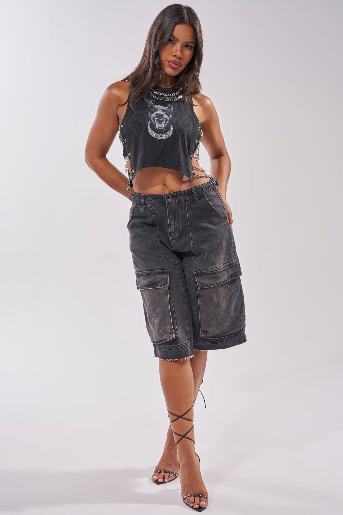 GOT THAT DOG IN ME EMBELLISHED TANK