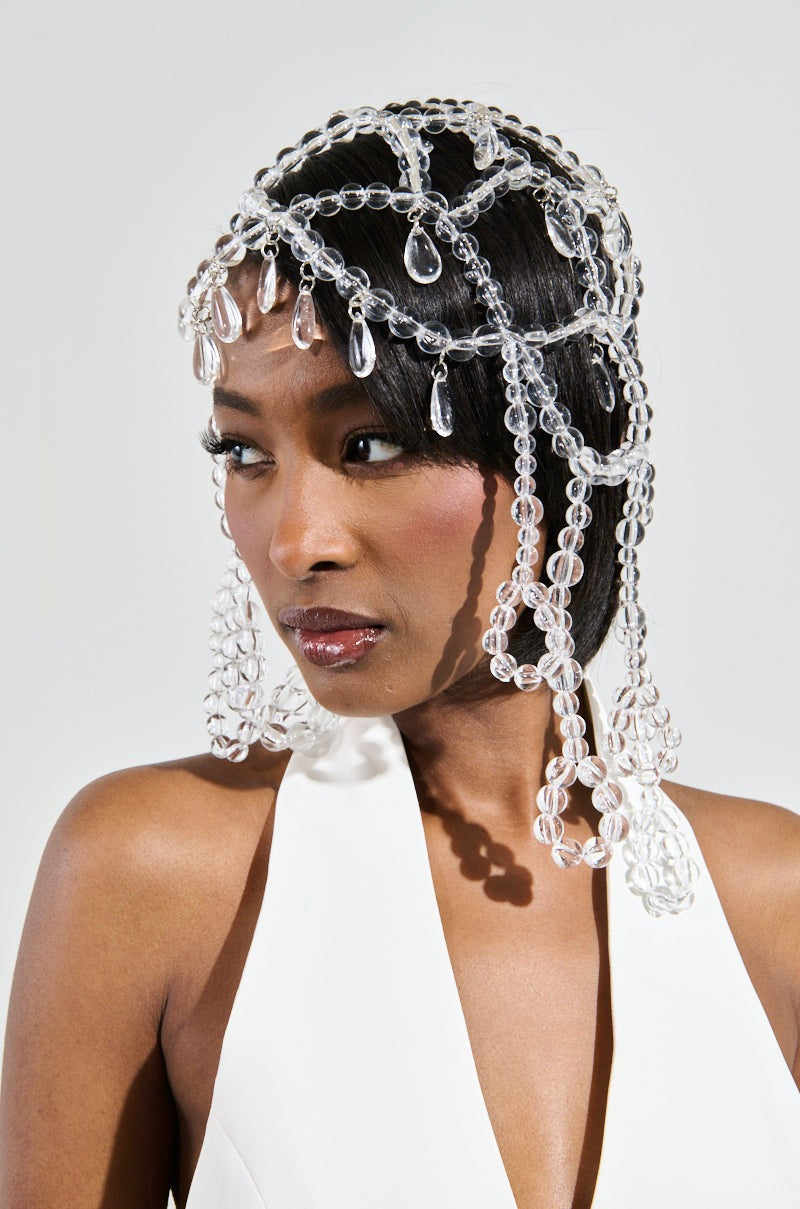 CLEAR TO YOU DRIPPY HEAD PIECE