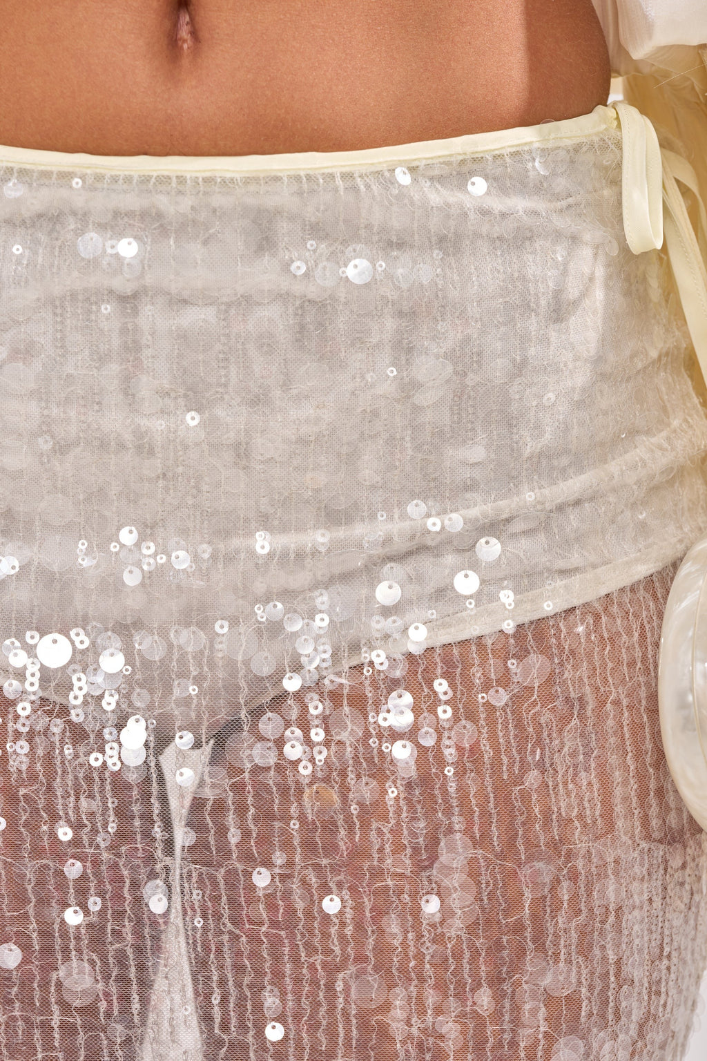 DRIPPING IN RHINESTONES MAXI SKIRT